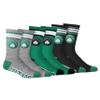Ultra Game NBA Official Mens Athletic Cushioned Secure Fit Team Crew Socks - 3 Pack - Unisex, Boston Celtics, Assorted, M6-12 view 1