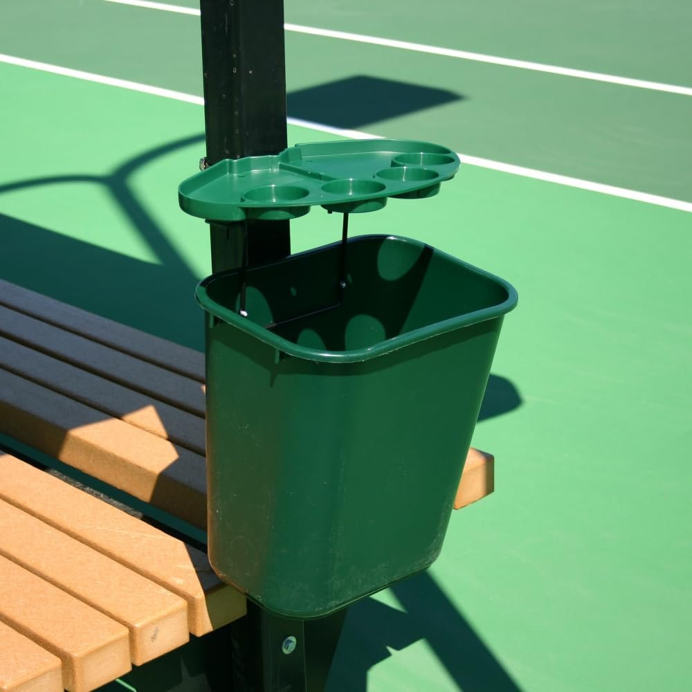 SunTrends Tennis Court Caddy with Cabana Post Attachment