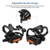 Aluminum Mountain Pedals, Dual DU Bearings Bike Accessories, Lightweight and Durable for Outdoor Cycling, for Mountain and Road Bikes view 4