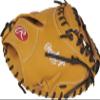 Rawlings | HEART OF THE HIDE TRADITIONAL Baseball Catcher's Mitt | Right Hand Throw | 33" - One-Piece Solid Web | Tan view 2