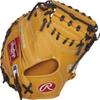 Rawlings | HEART OF THE HIDE TRADITIONAL Baseball Catcher's Mitt | Right Hand Throw | 33" - One-Piece Solid Web | Tan view 4