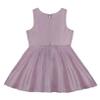 Calvin Klein Girls' Sleeveless Party Dress, Fit and Flare Silhouette, Round Neckline & Back Zip Closure, Lavender Metallic, 6 view 2