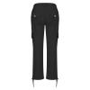 XUNRYAN Cargo Pants Women Baggy Parachute Pants Trendy Y2K Pants Streetwear Womens Capri Hiking Pants with Multi Pockets view 4