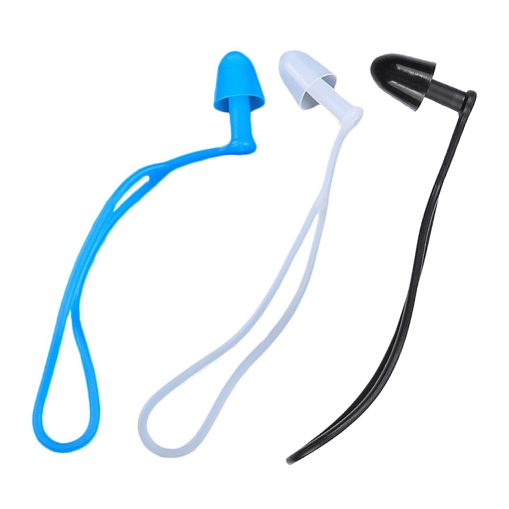 3Pairs Silicone Ear Plugs for Swimming Diving Bathing Adult and Boy Girl Ear Protectors Prevent Water Ingress Comfortable Reusable for Water Sports Aquatic Activities