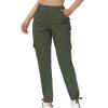 XUNRYAN Cargo Pants Women Baggy Parachute Pants Trendy Y2K Pants Streetwear Womens Capri Hiking Pants with Multi Pockets view 2