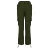 XUNRYAN Cargo Pants Women Baggy Parachute Pants Trendy Y2K Pants Streetwear Womens Capri Hiking Pants with Multi Pockets view 3