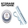 Get Outside Games 4 State Flag VVashers - Washer Toss Washer Board Game Washers (Kentucky, 4 VVashers with Container) view 3
