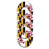 Get Outside Games 4 State Flag VVashers - Washer Toss Washer Board Game Washers (Maryland, 4 VVashers with Locker) view 1