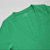 J.Crew Mercantile Women's Short Sleeve Vintage-Cotton V-Neck Tee (M, Modern Clover) view 2