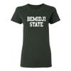 LS01 - Bemidji State Beavers Basic Block Womens T Shirt - 3X-Large - Forest view 1