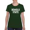 LS01 - Bemidji State Beavers Basic Block Womens T Shirt - 3X-Large - Forest view 2