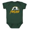Xtreme Apparrel Portland Skyline Kid's Bodysuit for Soccer Fans (Forest Green, 24M) view 1