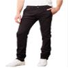 Galaxy by Harvic Men's Super Stretch Slim Fitting Chino Pants (Sizes, 30-42) Black view 1