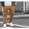 Galaxy by Harvic Men's Super Stretch Slim Fitting Chino Pants (Sizes, 30-42) Black view 4