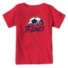 St Louis Soccer Skyline Kid's Fan T-Shirt (Cardinal Shirt, 4T) view 1