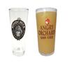 Beer Snob Barware Craft Cider Glass Gift Set - Woodchuck & Angry Orchard Signature Cider Pint Glass - Set of 2 view 1