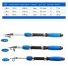 Portable Fishing Rods Fishing Rod Full Kits with Telescopic Fishing Rod and Spinning Reel Baits Hooks Saltwater Freshwater Travel Pole Telescopic Fishing Pole (Size : 1.8m Full Set, Color : Rod Reel view 2