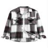 ZAFUL Men's Button Down Regular Fit Long Sleeve Plaid Flannel Casual Shirts Black S view 1