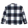 ZAFUL Flannel Shirt for Men Plaid Print Heavyweight Fleece Soft Shirt Dark Navy Blue L view 3