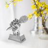 jojofuny Microphone Trophy Award for Singing Competitions Vintage Style Trophy for School and Community Events Boy Girl Honor Recognition view 3