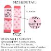 BDPWSS Breast Cancer Awareness Socks For Women Cancer Support Gift I Have a Shitty Titty But i Will Survive Pink Ribbon Socks (will survive socks) view 2