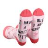 BDPWSS Breast Cancer Awareness Socks For Women Cancer Support Gift I Have a Shitty Titty But i Will Survive Pink Ribbon Socks (will survive socks) view 3