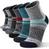 EBMORE Merino Wool Quarter Hiking Running Socks Compression Warm Winter Thermal Thick Cushion Moisture Wicking Socks Gifts Stocking Stuffers for Men 6 Pairs(Assorted,M) view 1