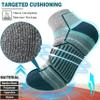 EBMORE Merino Wool Quarter Hiking Running Socks Compression Warm Winter Thermal Thick Cushion Moisture Wicking Socks Gifts Stocking Stuffers for Men 6 Pairs(Assorted,M) view 4