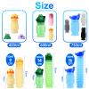 Lpluziyyds Scalable Emergency Urinal, 2 Pack 750ml Portable Toilet for Car, Portable Mini Outdoor Camping Travel Shrinkable Personal Mobile Toilet Potty Pee Bottle for Kids Adult view 3