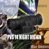 PVS 14 Night Vision Goggles 2X Digital Night Vision Monocular Scope with POM J ARM Helmet Adapter NVG Mount Kits Entry Level view 3