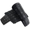 HiiFeuer Medieval Studded Faux Leather Bracers, Vintage Mercenary Arm Guards, Knight Archer Gauntlets for Ren Faire (Black A) view 1