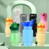 Lpluziyyds Scalable Emergency Urinal, 600ml Portable Toilet for Car, Portable Mini Outdoor Camping Travel Shrinkable Personal Mobile Toilet Potty Pee Bottle for Kids Adult view 2