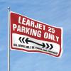 CakJuice Posters for College Dorm Learjet 25 Parking Only Flag Autumn Garden Flag Posters for College Dorm (Size : 30X45CM) view 1