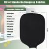 2pcs Neoprene Pickleball Paddle Covers, Universal 8.6 x 12.2 inch, USAPA Standard & Elongated Paddles Neoprene Sleeve Fits Most Pickleball Paddles (Black) view 2