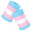 BESPORTBLE 1pair Sports Wrist Bands Breathable Sweat-Absorbing Wrist Supports for Basketball Weightlifting Fitness and Running Material Gradient view 3