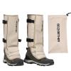 G2 GO2GETHER Snake Gaiter, Durable Snake Guard Gaiters for Hunting, Waterproof Snake Legging Chap for Men and Women,Snake Bite Protection Gaiter for Lower Leg with Adjustable Size(Khaki, M) view 1