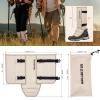 G2 GO2GETHER Snake Gaiter, Durable Snake Guard Gaiters for Hunting, Waterproof Snake Legging Chap for Men and Women,Snake Bite Protection Gaiter for Lower Leg with Adjustable Size(Khaki, M) view 2