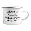 Umpire in Progress. Loading please hang tight. Umpire 12oz Camper Mug, Fancy Umpire Gifts, For Men Women from Coworkers, Appreciation gifts for umpires, Umpire appreciation gifts, Gifts for umpires view 2