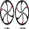 Bike Magnesium Rim 26" Mag Wheel Set 100mm x135mm for Rotary Flywheel 7/8/9s view 1