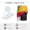 Custom Football Shorts Men's Shorts Personalized Name Number Quick Dry Elastic Waist Shorts Fans Gifts view 3