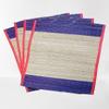 Asan Assan Kusha Grass Chatai Sitting Mat Organic Korai Pai 18'' X 18'' Multicolor 4 Pieces view 1