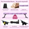 Sealoha 8ft Ultrasimple Adjustable&Foldable Balance Beam,High-Low Floor Beam Suede Gymnastics Equipment, Gymnastics Beam for Training&Professional HomeTraining (Gym Beam, Colorful, 8ft) view 2