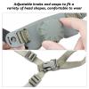 Yzpacc Tactical High Cut Helmet Chin Strap Adjustable Dial 4 Points Suspension System with Bolts and Screws for Tactical High Cut HL-31/HL-32 Fast MICH Bump Helmet Accessory view 4