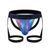 JOCKMAIL Jockstrap Athletic Supporters Leggings for Men Jock Strap Male Underwear (as1, alpha, m, regular, regular, Rainbow) view 1