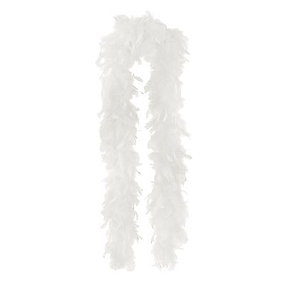 Starsouce 60 Grams 72 Inches Long Turkey Feather Boa Halloween Costume Cosplay Dancing Dress Up Feather Boa Holiday Decors