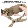 Yzpacc Tactical High Cut Helmet Chin Strap Adjustable Dial 4 Points Suspension System with Bolts and Screws for Tactical HL-31/HL-32 Fast MICH Bump Helmet Accessory view 4