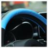 FUERU Car Steering Wheel Cover Set Car Steering Wheel Cover Simple Carbon Fiber Leather Grip Comfortable Car Interior Gifts (Color : 2#) view 3