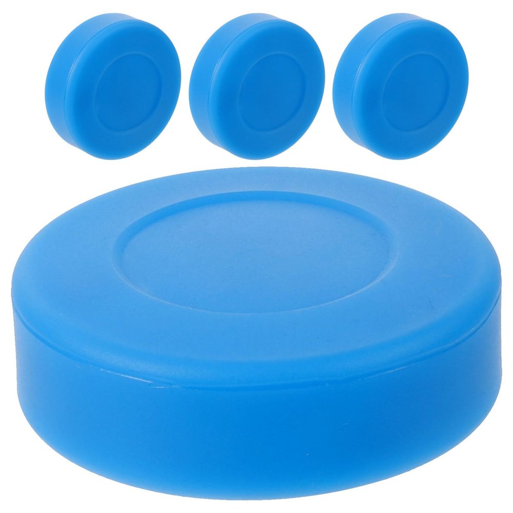 Sosoport 4pcs Adjustable PVC Ice Hockey for Official Training Competition Lightweight High Density for Indoor Use Smooth Enhanced Resilience for Teams and