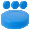 Sosoport 4pcs Adjustable PVC Ice Hockey for Official Training Competition Lightweight High Density for Indoor Use Smooth Enhanced Resilience for Teams and