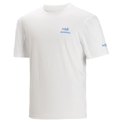 BASSDASH Mens UPF 50+ Sun Protection Fishing Shirt Short Sleeve UV T-Shirt